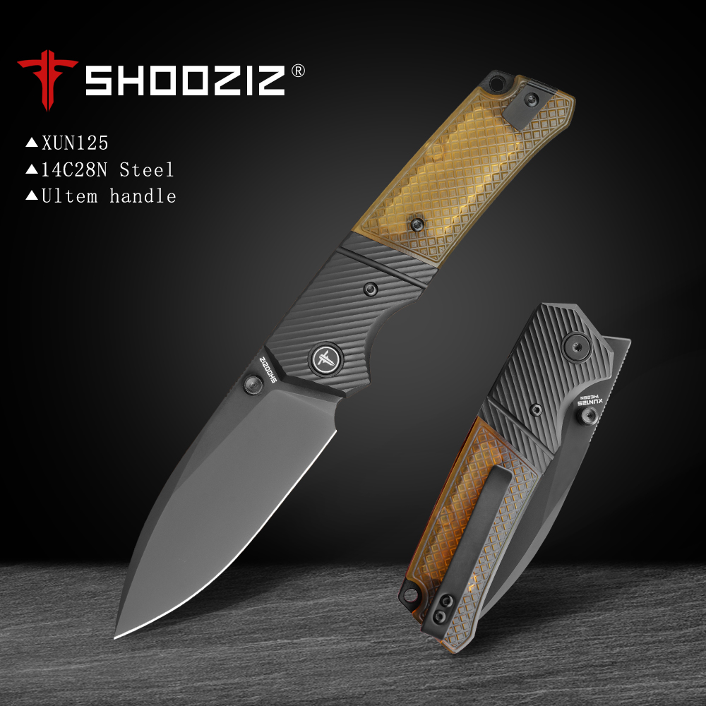 Edc Carry Knife - Shooziz XUN125, faca de bolso dobrável