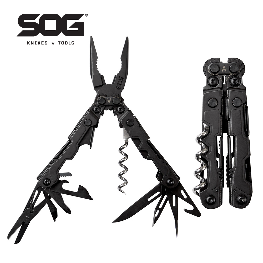 Edc Carry Knife - SOG PowerLitre 19 Funções Multiferramenta Compacta