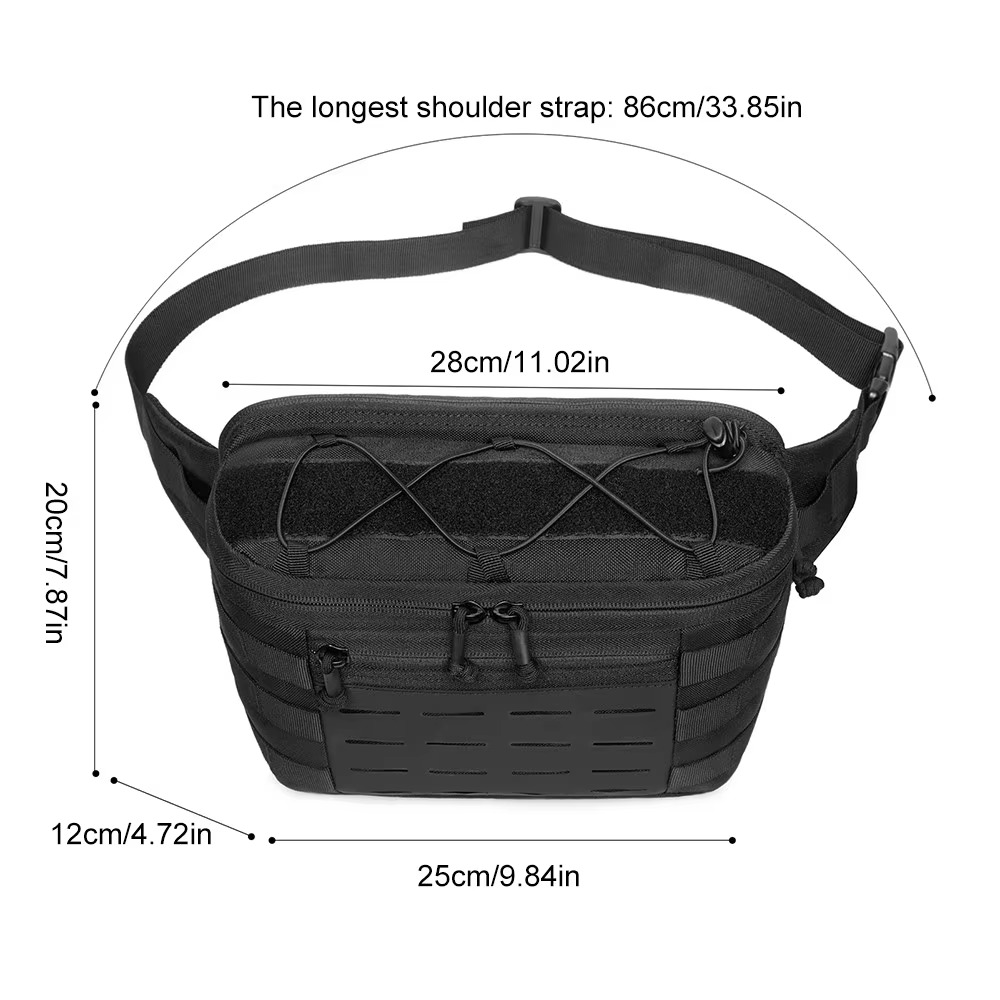 Bolsa Tática de Cintura para A - Edc Carry Fanny Pack avaliação e preço