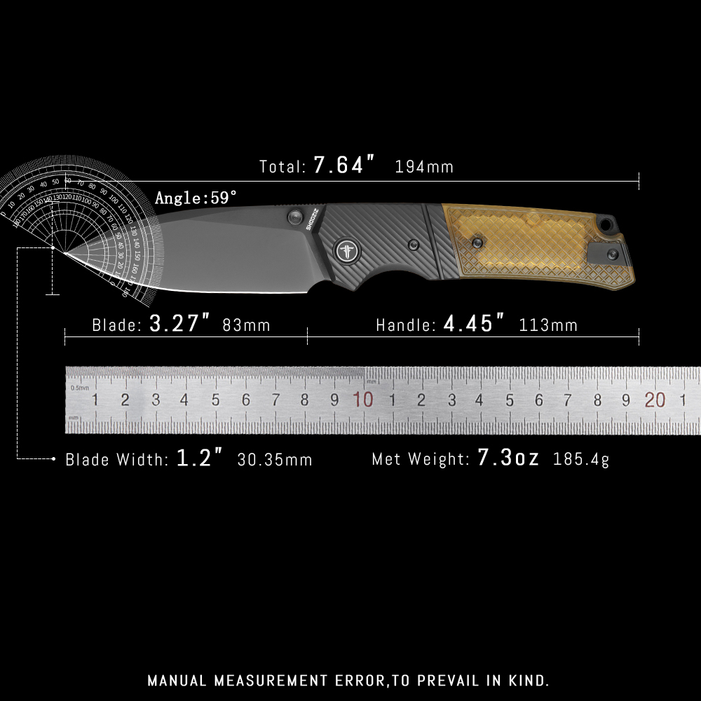 Shooziz XUN125, faca de bolso  - Edc Carry Knife avaliação e preço