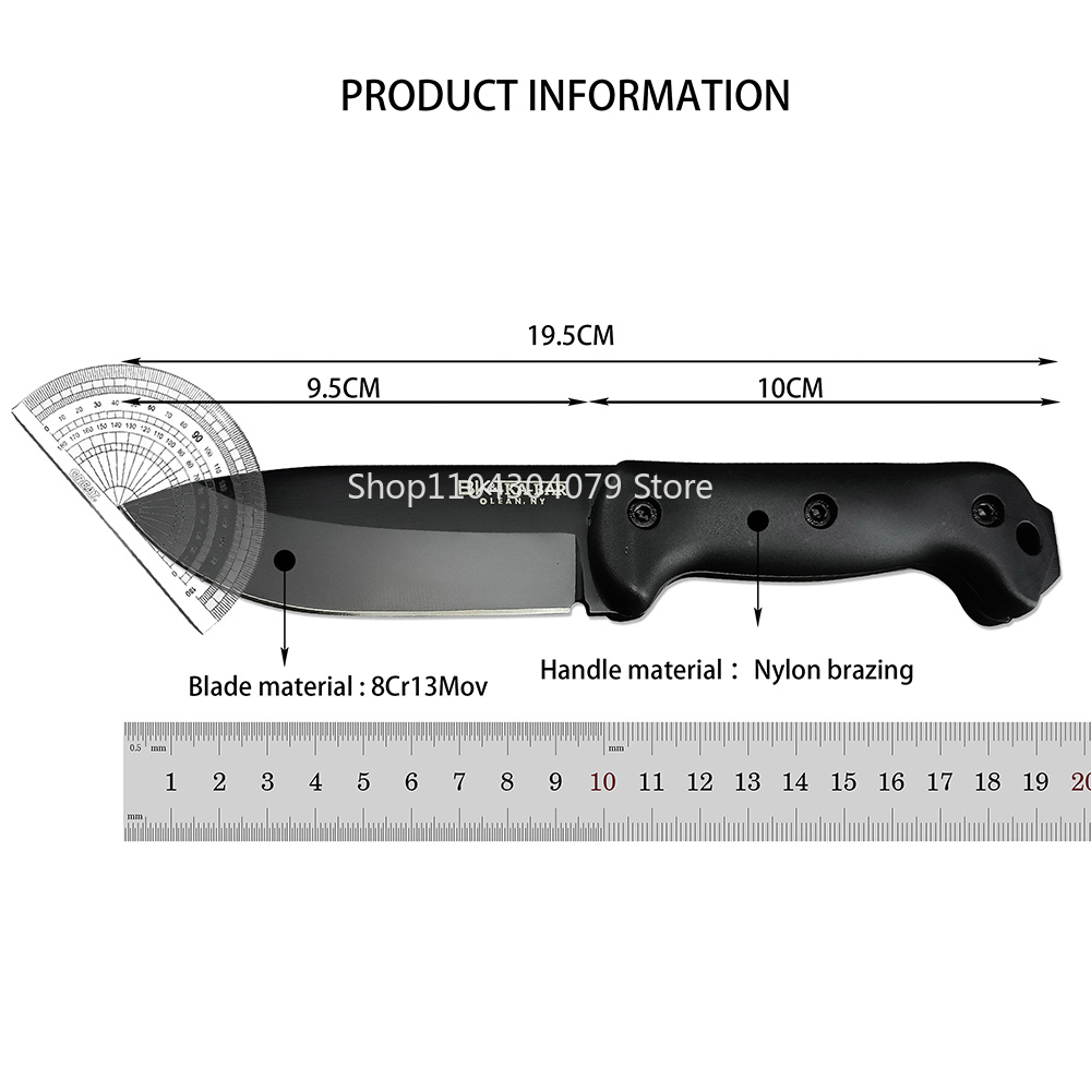 Faca fixa durável – cabo em fi - Edc Everyday Carry Knives avaliação e preço