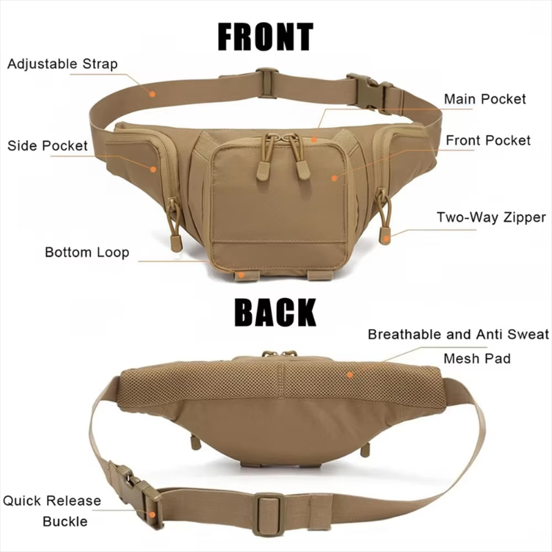 Bolsa de cintura para transpor - Edc Carry Fanny Pack avaliação e preço