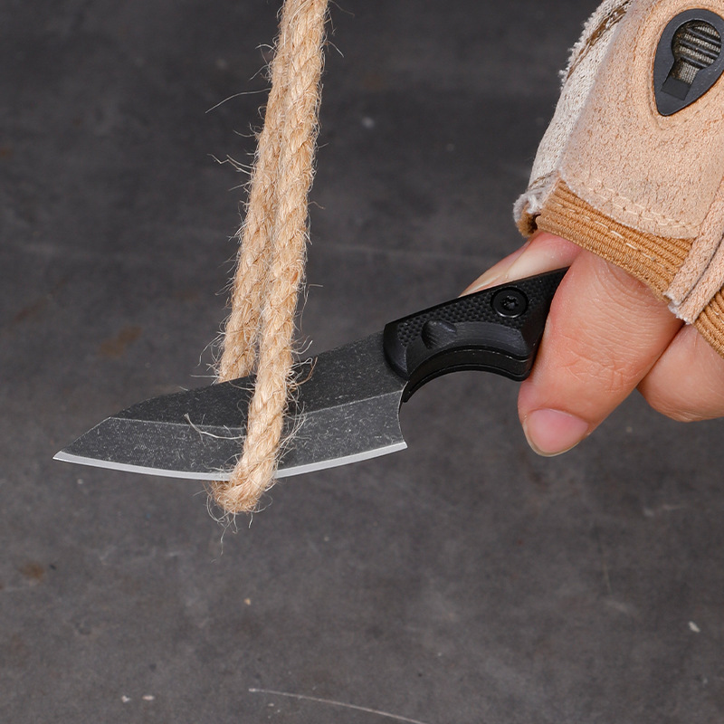 5cr15 aço inoxidável pequena l - Edc Carry Pocket Knife avaliação e preço