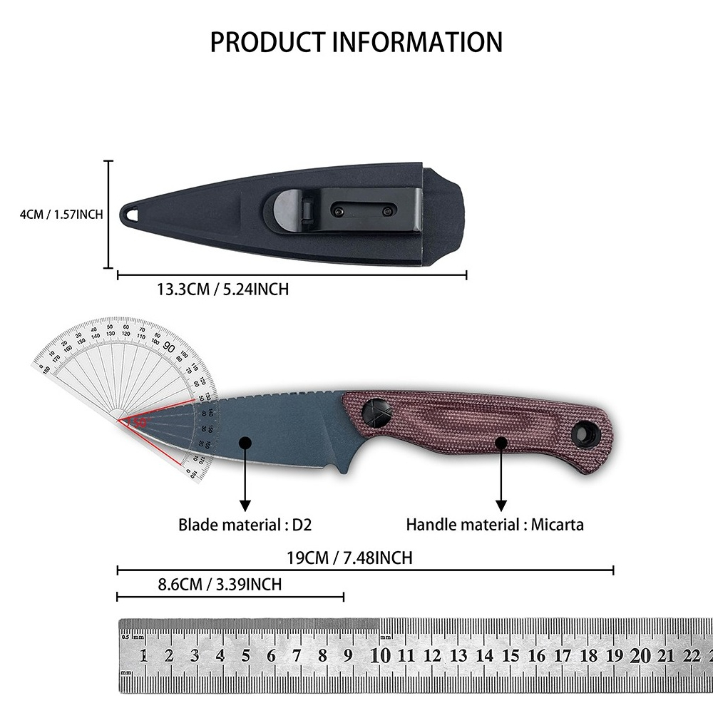 Faca Fixa Dacian BM 203BT/203- - Edc Carry Knife avaliação e preço